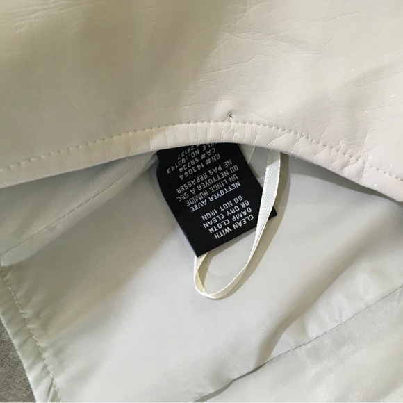 7 FOR ALL MANKIND 2 PCS Set VEGAN LEATHER PANTS TOP  Grey Size Xs-s New - Picture 8 of 12